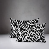 Koyo Zebra Print Indoor/Outdoor Reversible Rectangular Pillow