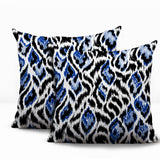 Koyo Zebra Print Indoor/Outdoor Reversible Square Pillow