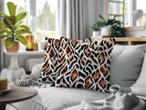 Koyo Zebra Print Indoor/Outdoor Reversible Square Pillow