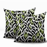 Koyo Zebra Print Indoor/Outdoor Reversible Square Pillow
