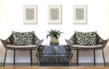 Koyo Zebra Print Indoor/Outdoor Reversible Rectangular Pillow