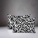 Koyo Zebra Print Indoor/Outdoor Reversible Rectangular Pillow