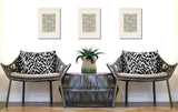 Koyo Zebra Print Indoor/Outdoor Reversible Rectangular Pillow