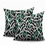 Koyo Zebra Print Indoor/Outdoor Reversible Square Pillow