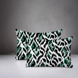 Koyo Zebra Print Indoor/Outdoor Reversible Rectangular Pillow
