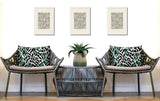 Koyo Zebra Print Indoor/Outdoor Reversible Rectangular Pillow