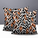 Koyo Zebra Print Indoor/Outdoor Reversible Square Pillow
