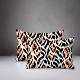 Koyo Zebra Print Indoor/Outdoor Reversible Rectangular Pillow