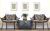 Koyo Zebra Print Indoor/Outdoor Reversible Rectangular Pillow