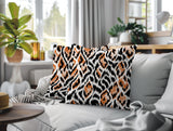 Koyo Zebra Print Indoor/Outdoor Reversible Square Pillow