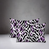 Koyo Zebra Print Indoor/Outdoor Reversible Rectangular Pillow