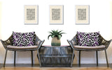 Koyo Zebra Print Indoor/Outdoor Reversible Rectangular Pillow