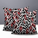 Koyo Zebra Print Indoor/Outdoor Reversible Square Pillow