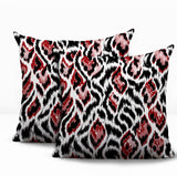 Koyo Zebra Print Indoor/Outdoor Reversible Square Pillow