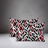 Koyo Zebra Print Indoor/Outdoor Reversible Rectangular Pillow