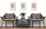 Koyo Zebra Print Indoor/Outdoor Reversible Rectangular Pillow