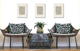 Koyo Zebra Print Indoor/Outdoor Reversible Rectangular Pillow