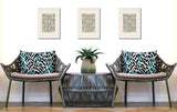 Koyo Zebra Print Indoor/Outdoor Reversible Rectangular Pillow