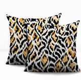 Koyo Zebra Print Indoor/Outdoor Reversible Square Pillow
