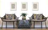 Koyo Zebra Print Indoor/Outdoor Reversible Rectangular Pillow