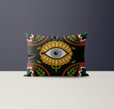 Kris Microsuede Lumbar Throw Pillow