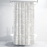 Kuba Lines Shower Curtain