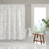 Kuba Lines Shower Curtain