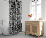 Kuba Lines Shower Curtain
