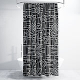 Kuba Lines Shower Curtain