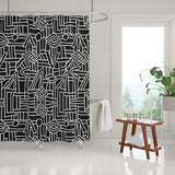 Kuba Lines Shower Curtain