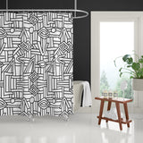 Kuba Lines Shower Curtain