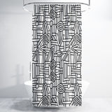 Kuba Lines Shower Curtain