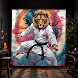 Kunfu Shower Curtain
