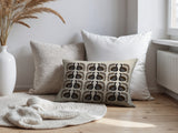 Kunu Turkey Reversible Indoor/Outdoor Rectangular Pillow in Beige - Size 25x18
