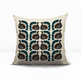 Kunu Turkey Reversible Indoor/Outdoor Square Pillow