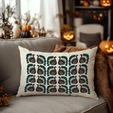 Kunu Turkey Reversible Indoor/Outdoor Rectangular Pillow in Emerald - Size 25x18