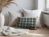 Kunu Turkey Reversible Indoor/Outdoor Rectangular Pillow in Emerald - Size 25x18