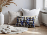 Kunu Turkey Reversible Indoor/Outdoor Rectangular Pillow in Navy Blue - Size 25x18
