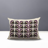 Kunu Turkey Reversible Indoor/Outdoor Rectangular Pillow in Purple - Size 25x18