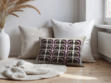 Kunu Turkey Reversible Indoor/Outdoor Rectangular Pillow in Purple - Size 25x18