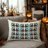 Kunu Turkey Reversible Indoor/Outdoor Rectangular Pillow in Turquoise - Size 25x18