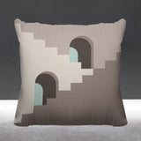 Kwinti Geometric Reversible Indoor/Outdoor Square Pillow