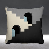 Kwinti Geometric Reversible Indoor/Outdoor Square Pillow