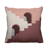 Kwinti Geometric Reversible Indoor/Outdoor Square Pillow
