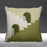 Kwinti Geometric Reversible Indoor/Outdoor Square Pillow