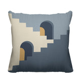 Kwinti Geometric Reversible Indoor/Outdoor Square Pillow