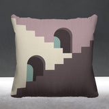 Kwinti Geometric Reversible Indoor/Outdoor Square Pillow