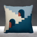 Kwinti Geometric Reversible Indoor/Outdoor Square Pillow