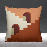 Kwinti Geometric Reversible Indoor/Outdoor Square Pillow