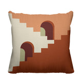 Kwinti Geometric Reversible Indoor/Outdoor Square Pillow